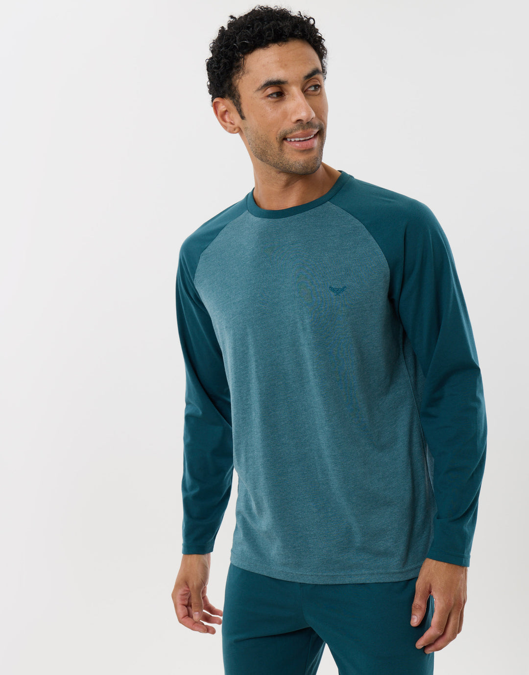 The Ultimate Long Sleeve Pyjama Set in Teal Green