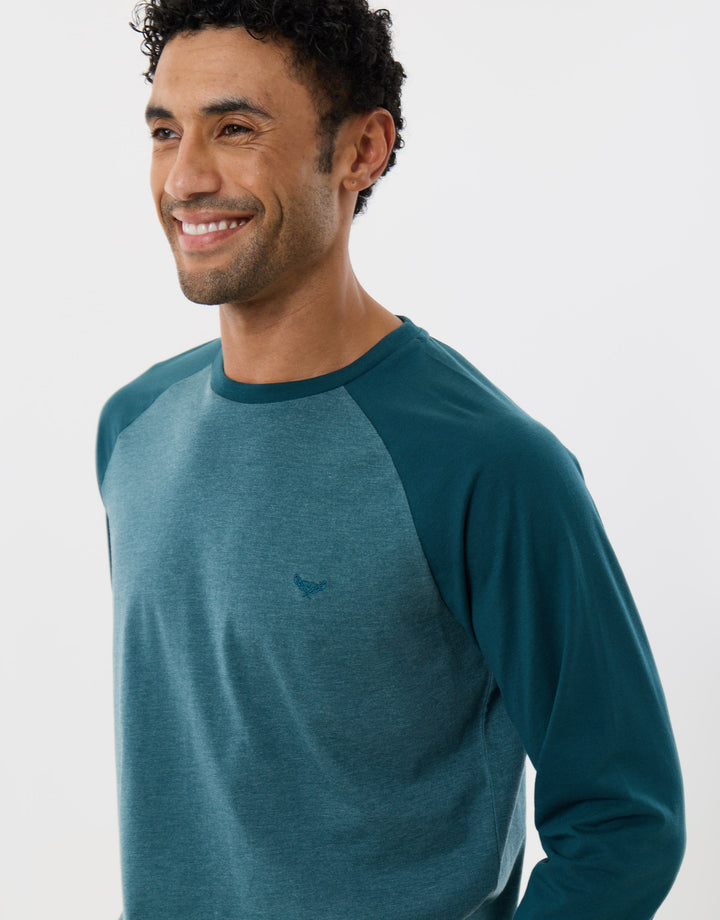 The Ultimate Long Sleeve Pyjama Set in Teal Green