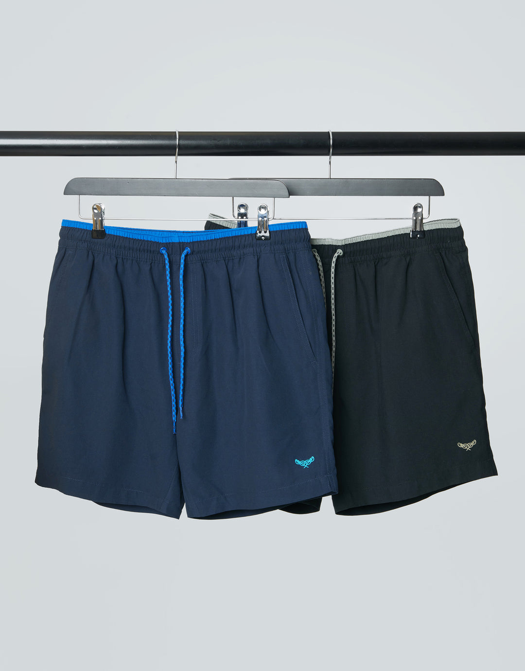 Navy & Black Swim Shorts (2 Pack)