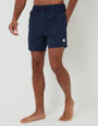 Navy Seersucker Swim Shorts