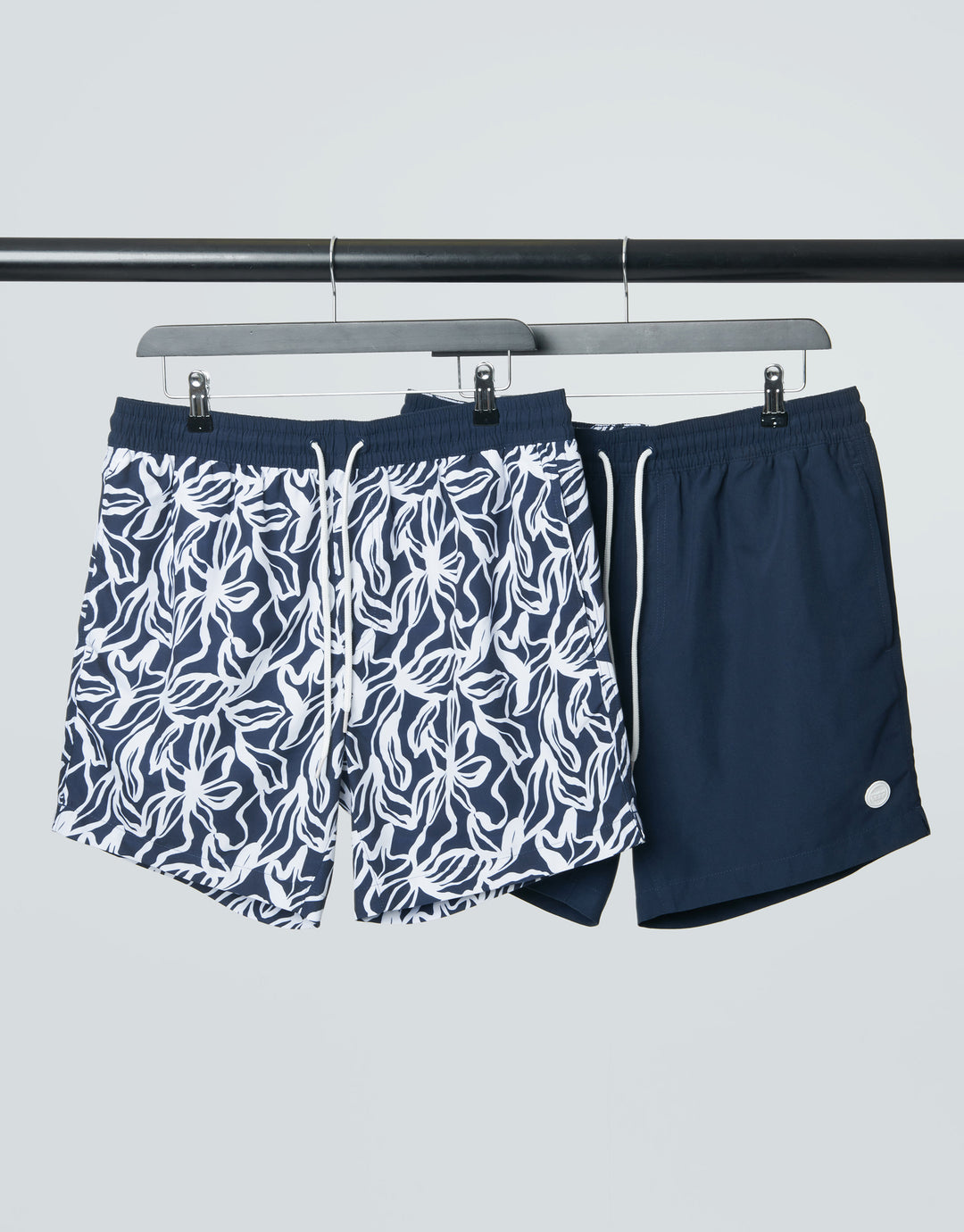 Navy Mix Swim Shorts (2 Pack)