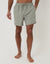 Sun Embroidered Quick Dry Swim Shorts in Sage Green