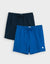 2 Pack Blue Quick Dry Swim Shorts