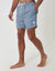 Blue Geo Tile Print Quick Dry Swim Shorts