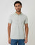 Sage Green Stripe Trophy Neck Polo Shirt