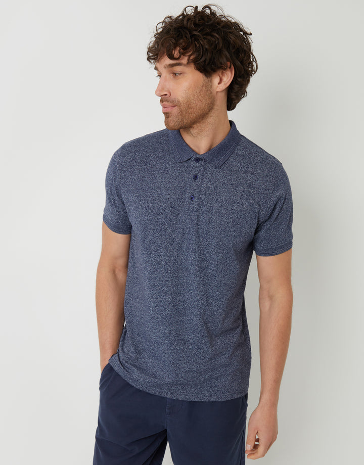 Navy Grindle Polo Shirt