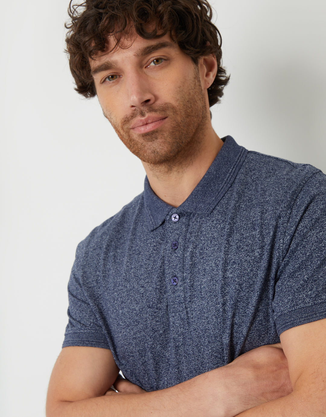 Navy Grindle Polo Shirt