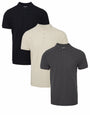 Multi Pique Polo Shirts (3 Pack)