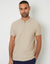 Stone Textured Quarter Zip Polo Shirt