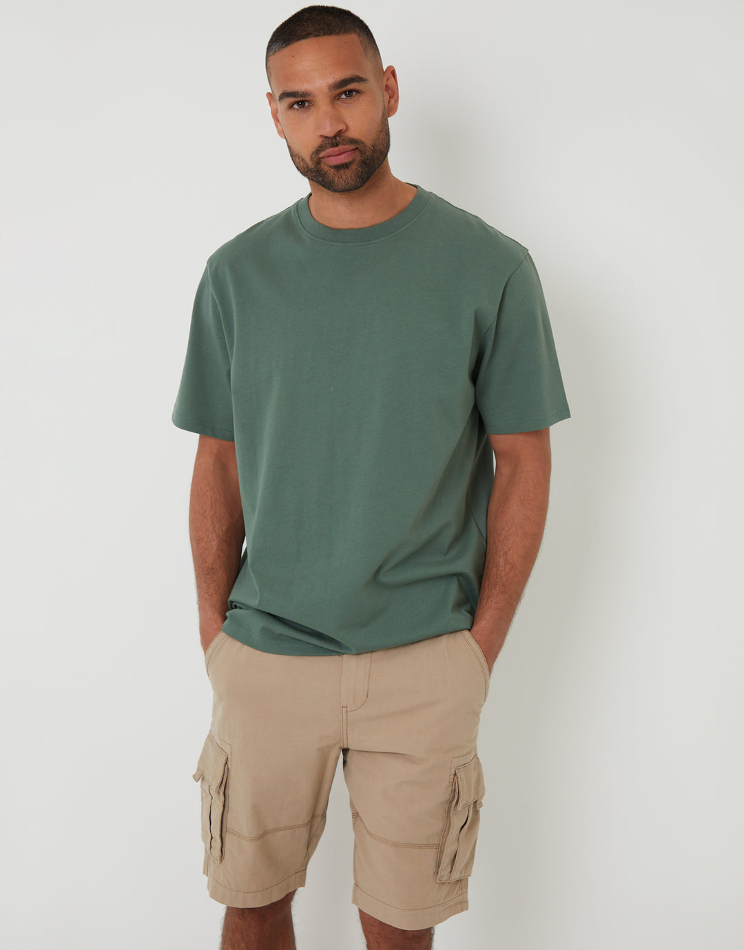 Stone Cargo Shorts