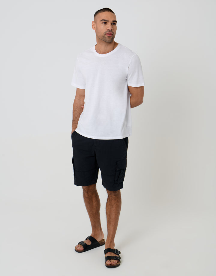 Black Cargo Shorts