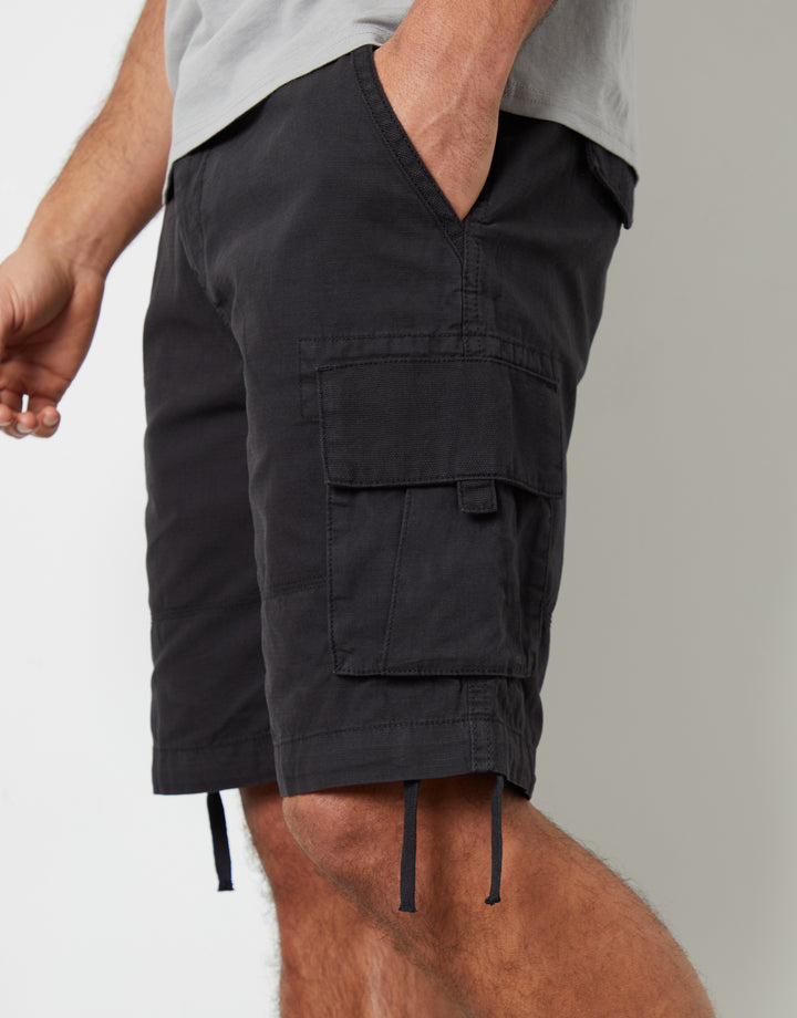 Black Cargo Shorts