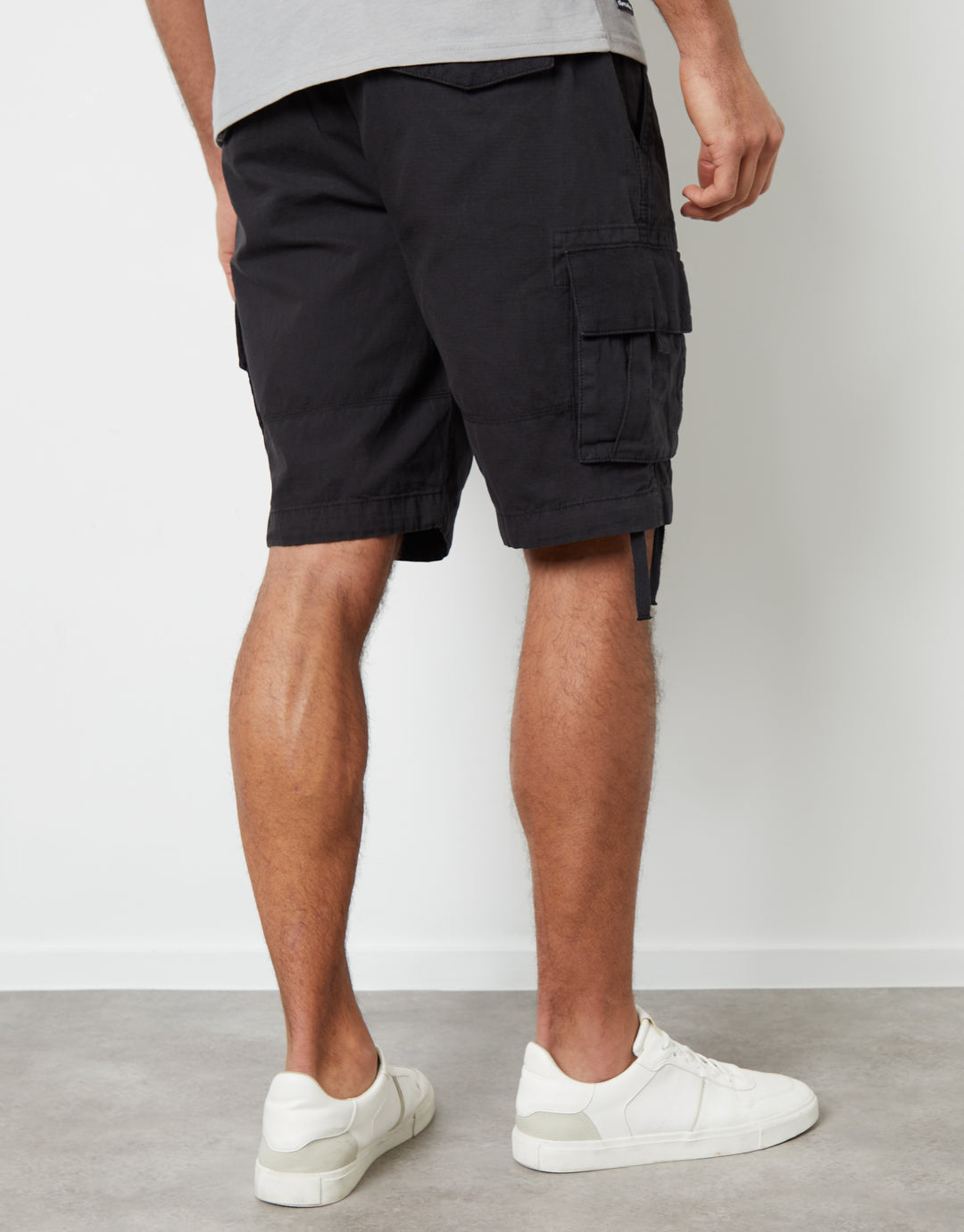 Black Cargo Shorts