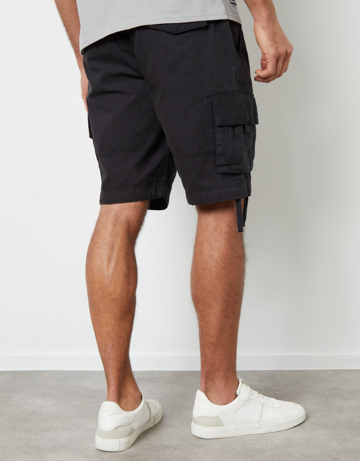 Black Cargo Shorts