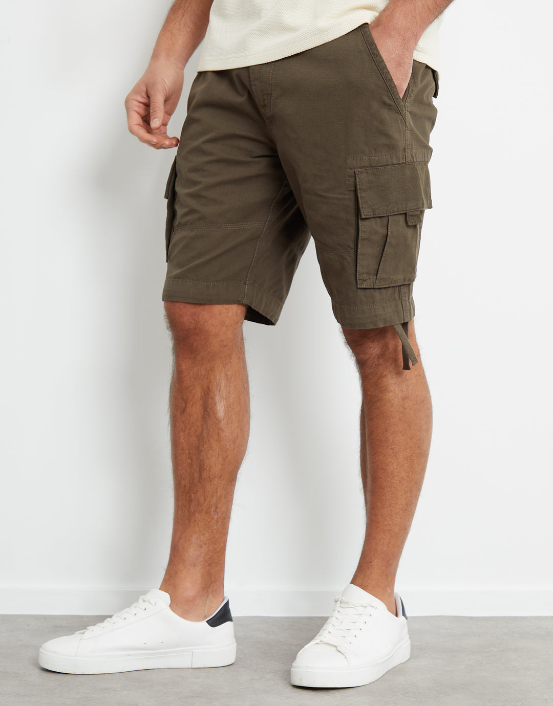 Chocolate Brown Cargo Shorts