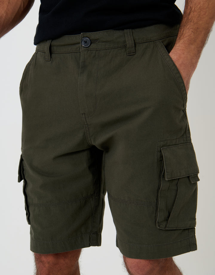 Forest Green Cargo Shorts