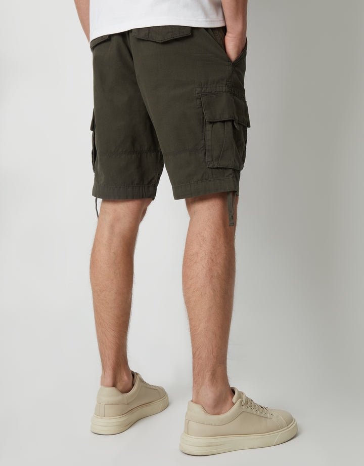 Forest Green Cargo Shorts