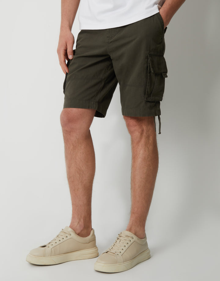 Forest Green Cargo Shorts