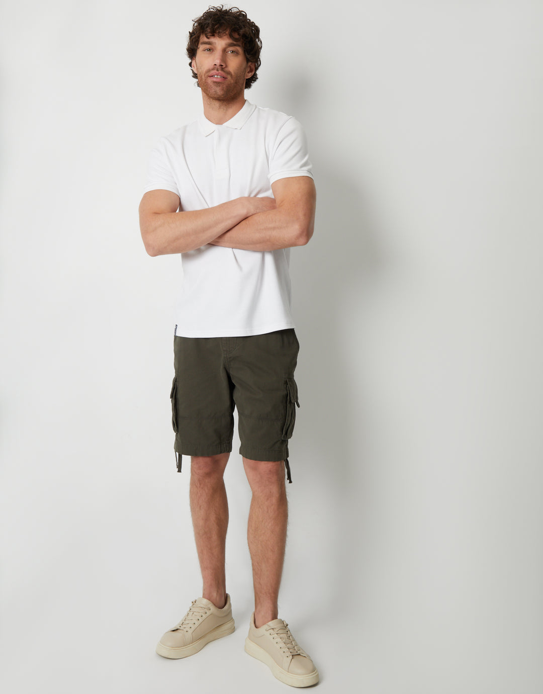 Forest Green Cargo Shorts