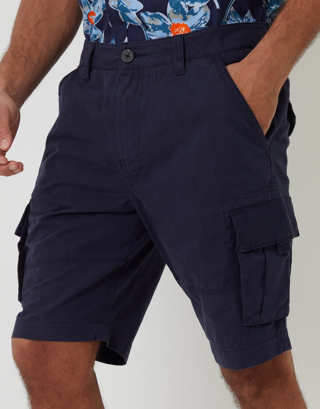 Navy Cargo Shorts