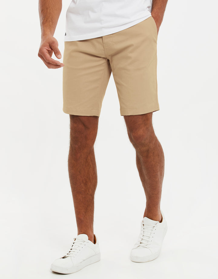 Stone Slim Fit Chino Shorts