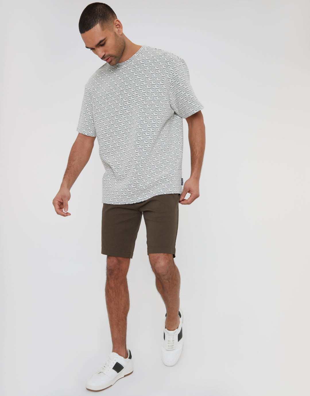 Chocolate Brown Slim Fit Chino Shorts
