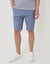 Belted Chino Shorts in Misty Blue