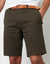 Forest Green Belted Chino Shorts