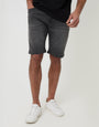 Grey Wash Denim Shorts