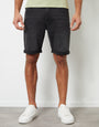 Grey Wash Denim Shorts