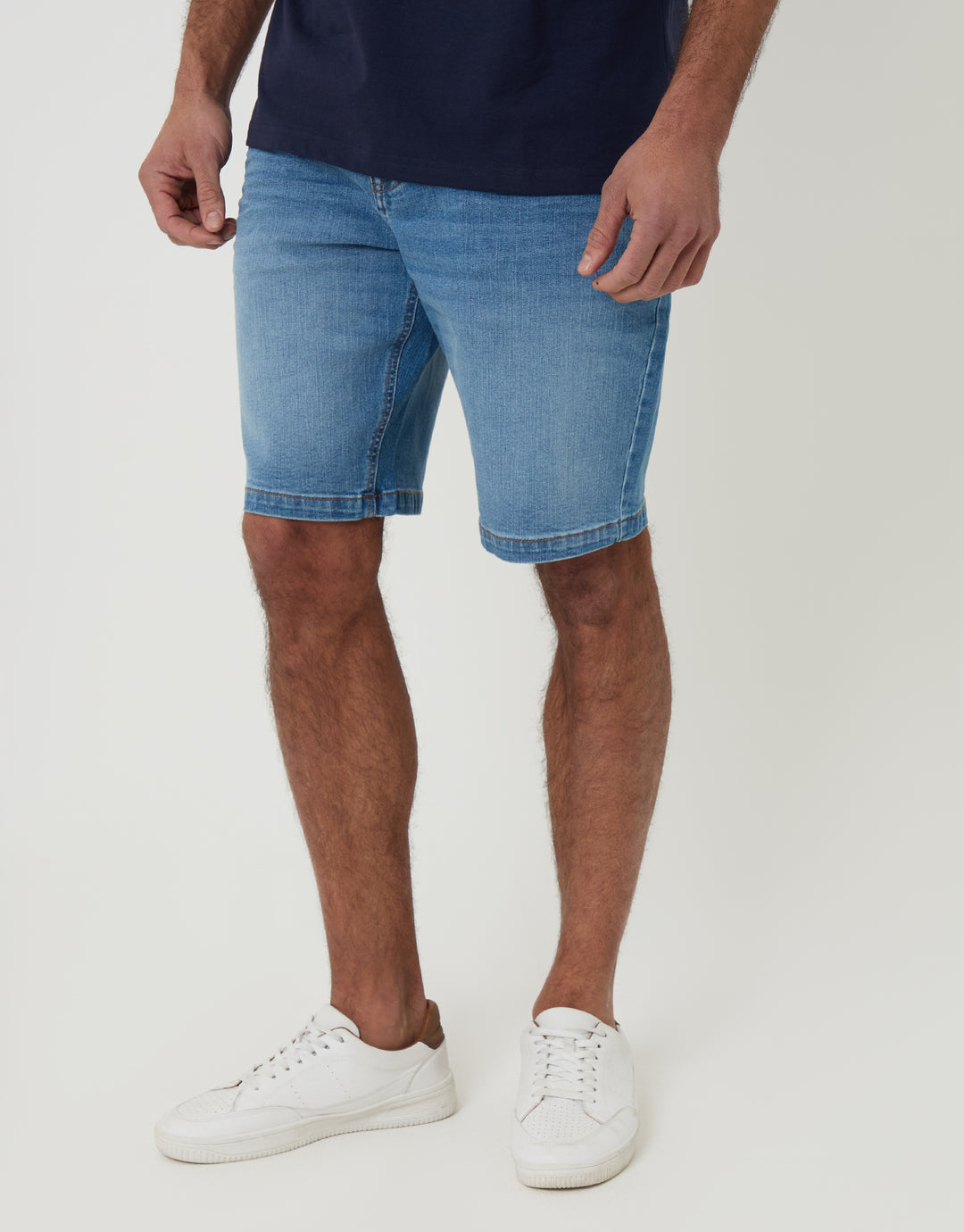 Light Wash Denim Shorts