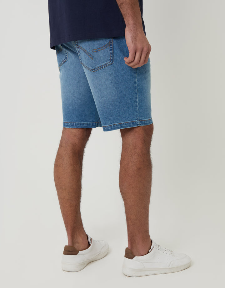 Light Wash Denim Shorts