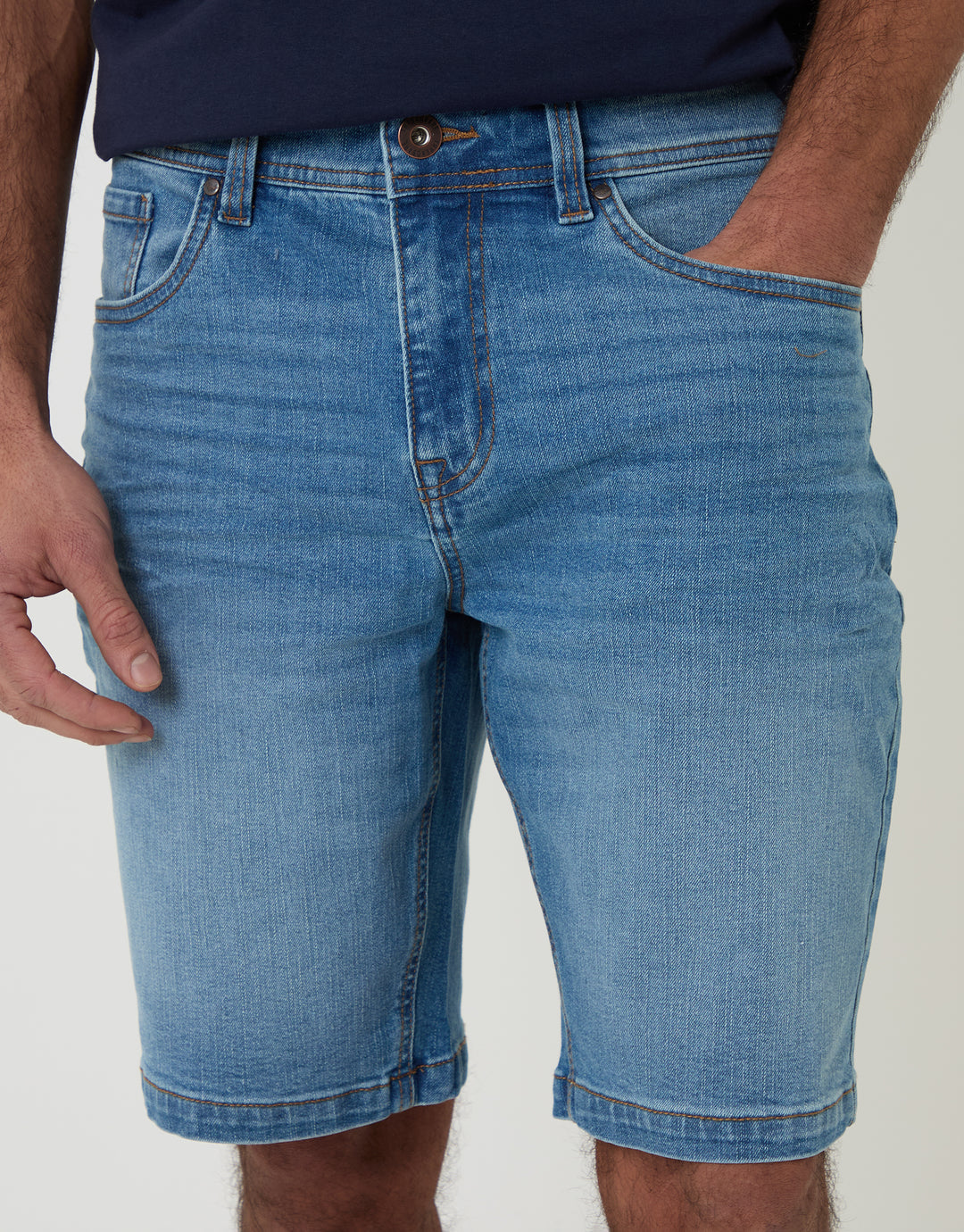 Light Wash Denim Shorts