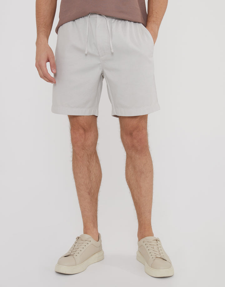 Off White Jogger Style Shorts