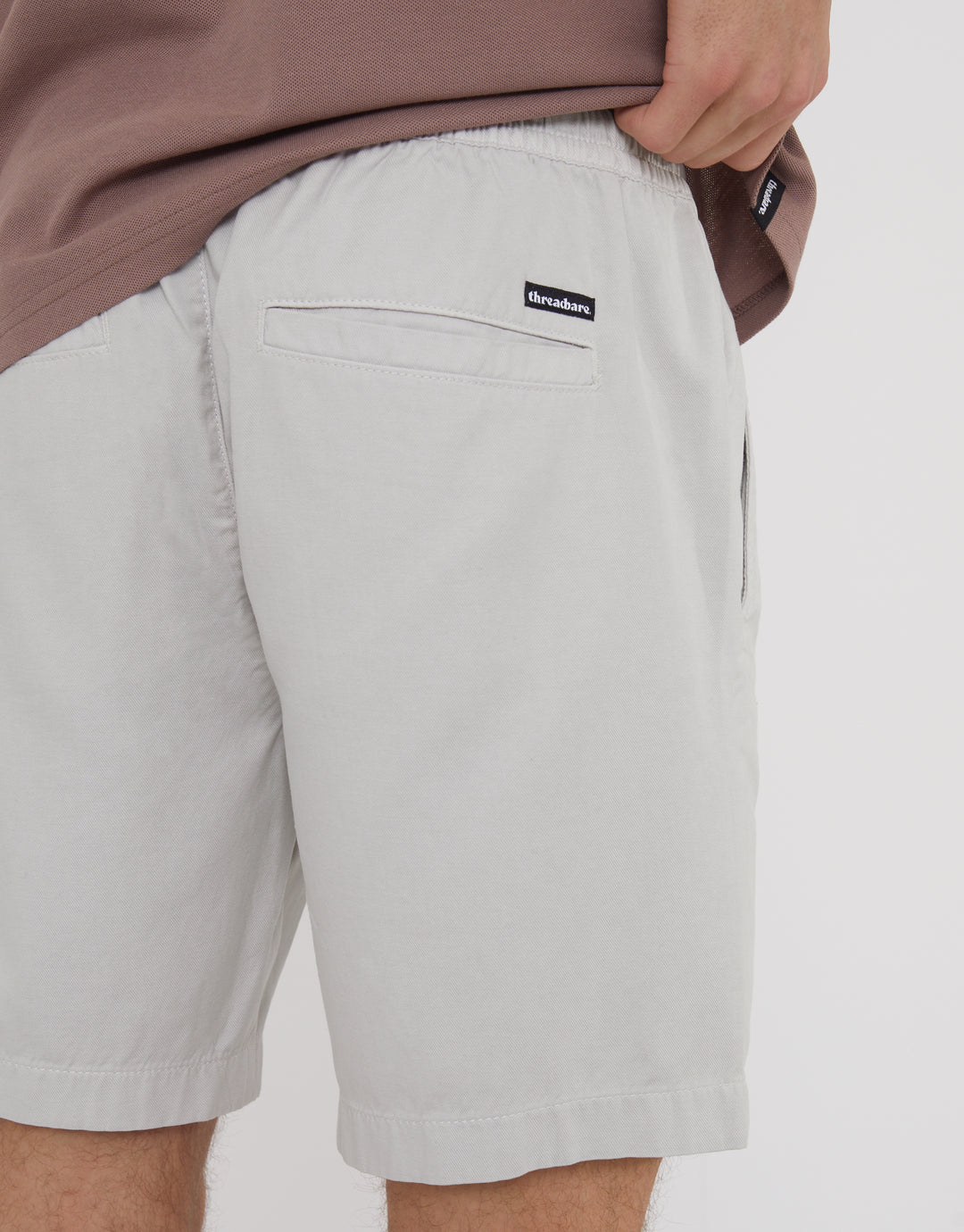 Off White Jogger Style Shorts