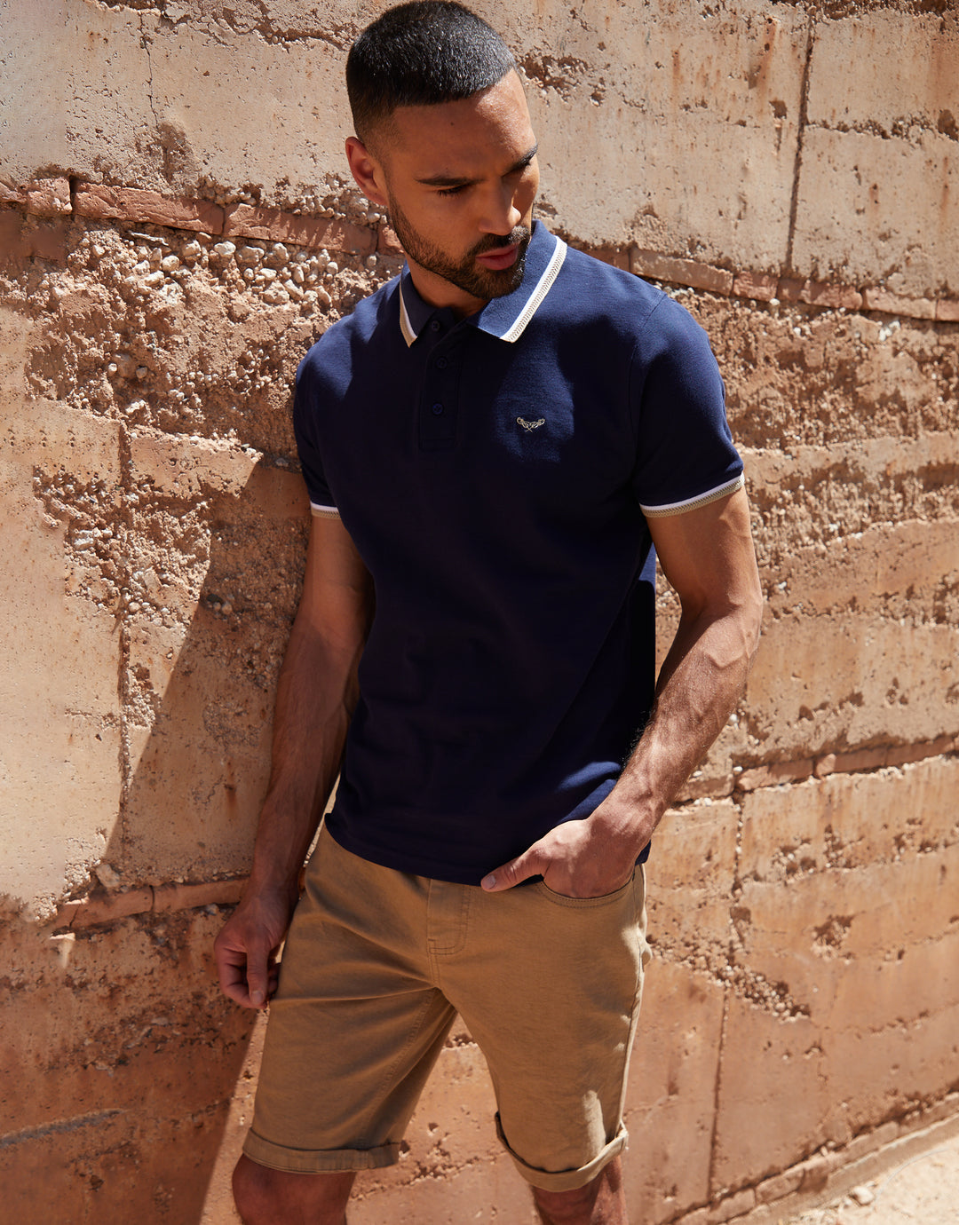 Stone Overdyed Denim Shorts