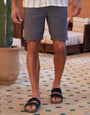 Slate Grey Overdyed Denim Shorts