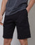 Black Stretch Cargo Shorts