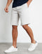 Men's Off White Long Cotton Twill Shorts