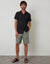 Linen Blend Shorts in Sage Green