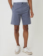 Threadbare Regular Fit Stretch Chino Shorts in Denim Blue - front view