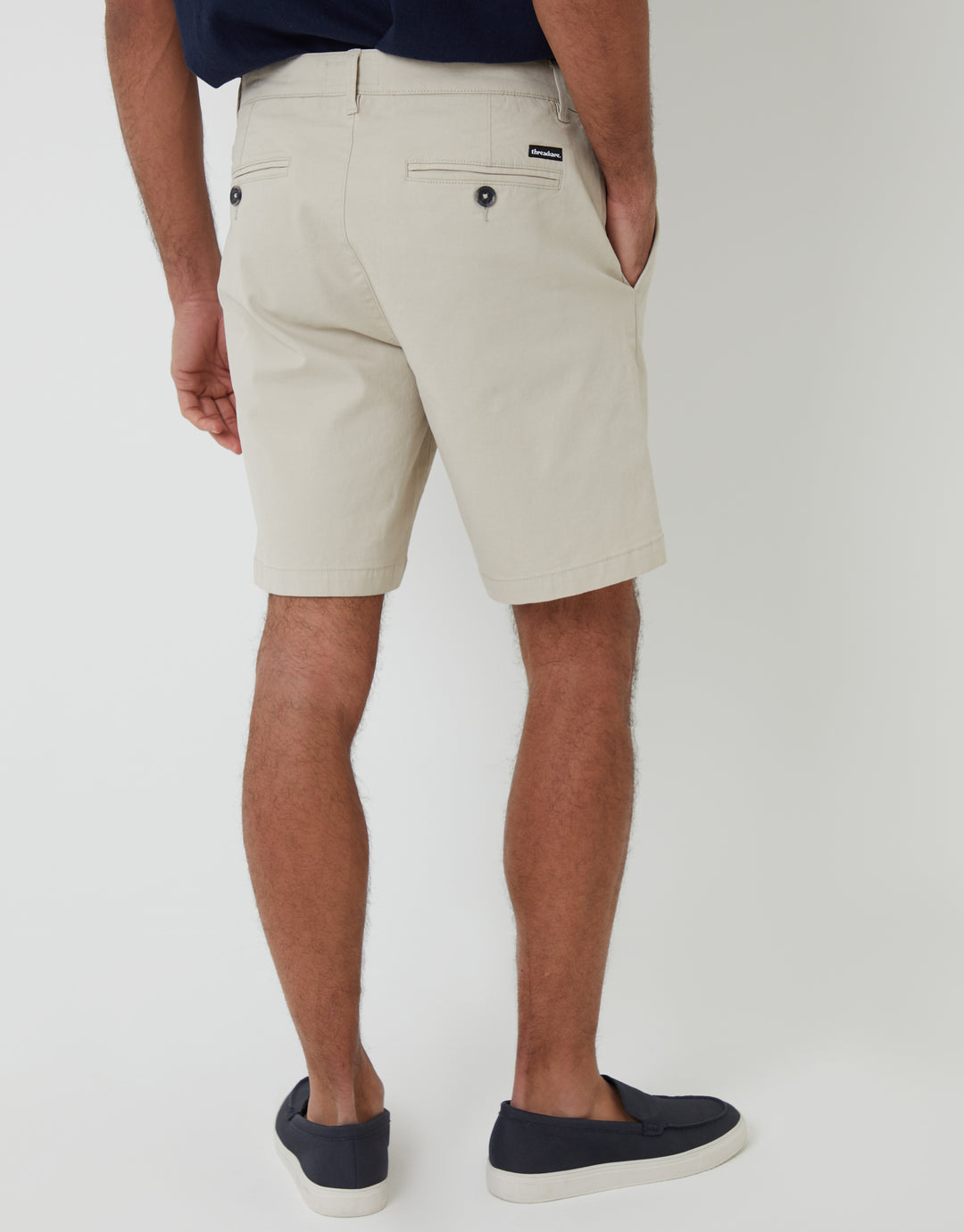 Light Stone Regular Fit Stretch Chino Shorts