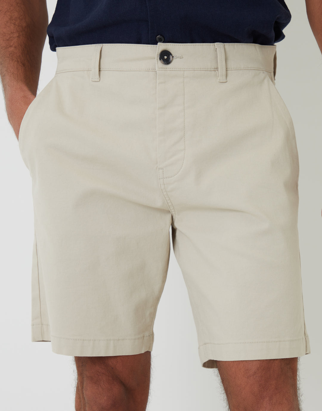 Light Stone Regular Fit Stretch Chino Shorts