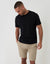 Regular Fit Elasticated Waist Stretch Chino Shorts in Stone