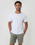 Sage Green Shorter Length Elasticated Waist Linen Blend Shorts