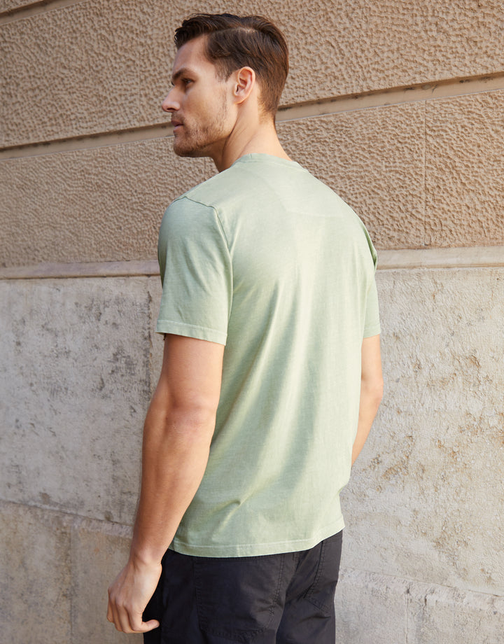 Sage Green Acid Wash T-Shirt