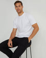 Textured T-Shirt in White