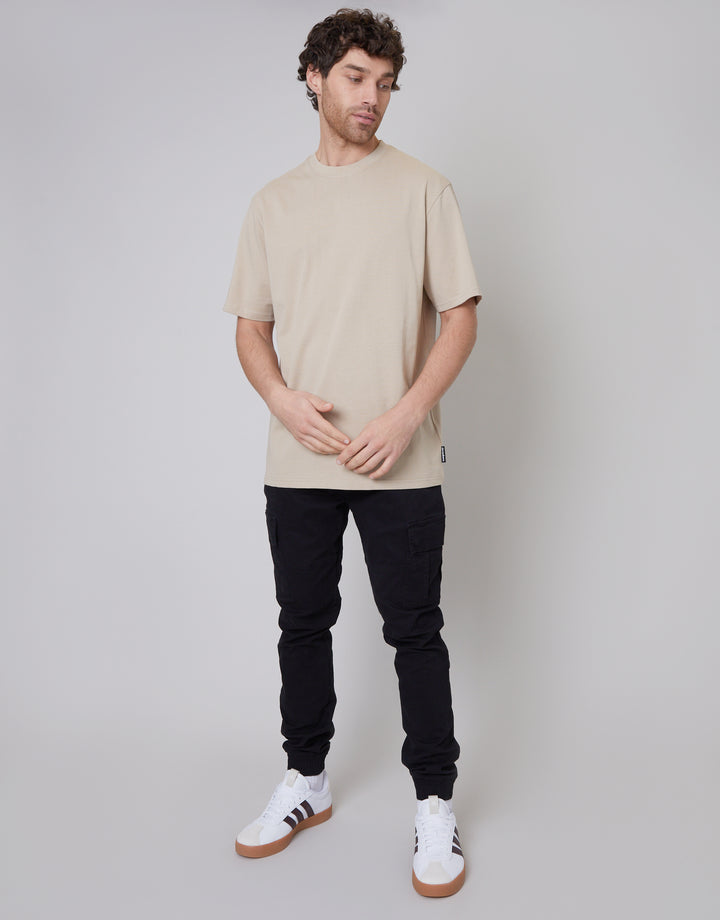 Taupe Relaxed Fit T-Shirt
