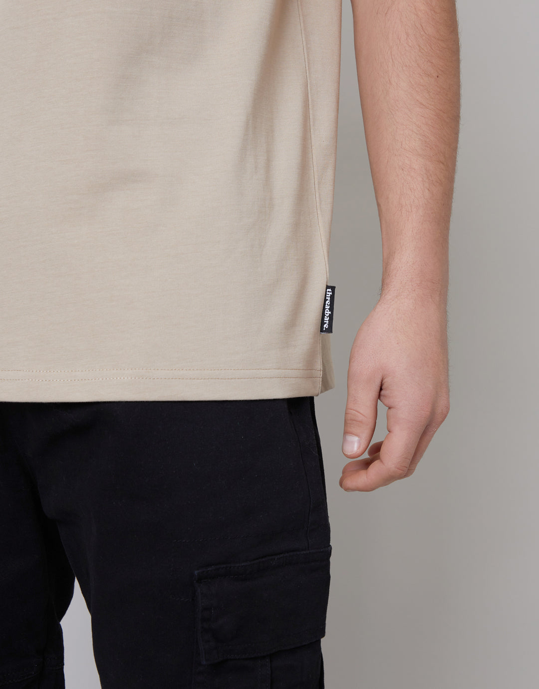 Taupe Relaxed Fit T-Shirt