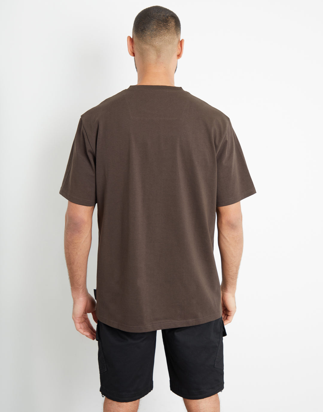 Dark Chocolate Brown Relaxed Fit T-Shirt